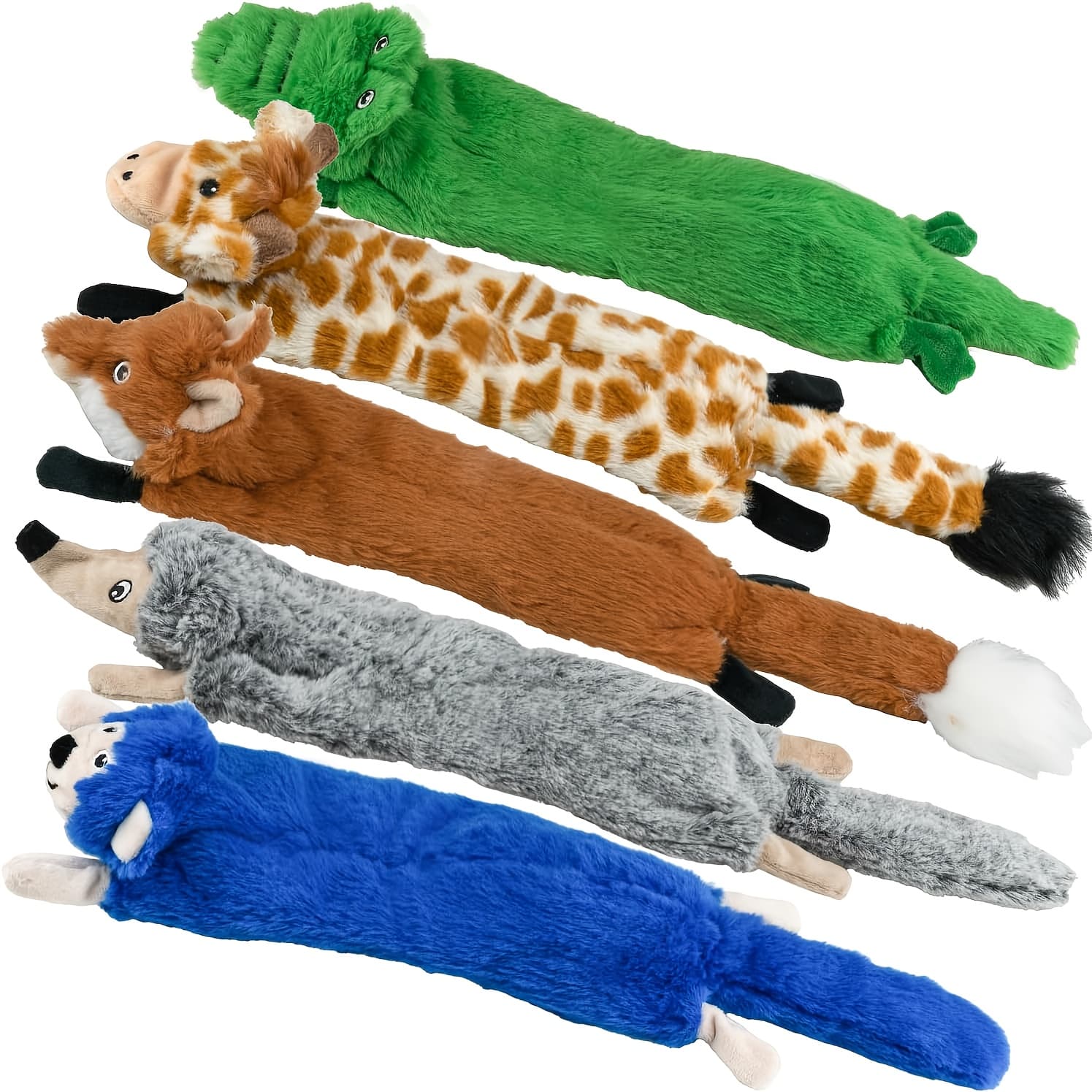TEMU Dog Squeaky Toys Pack, Bubble Teething Pet Toys, Crinkle No Stuffing Animals Dog Toy, Chew For Large Small Medium Breeds, Without Battery