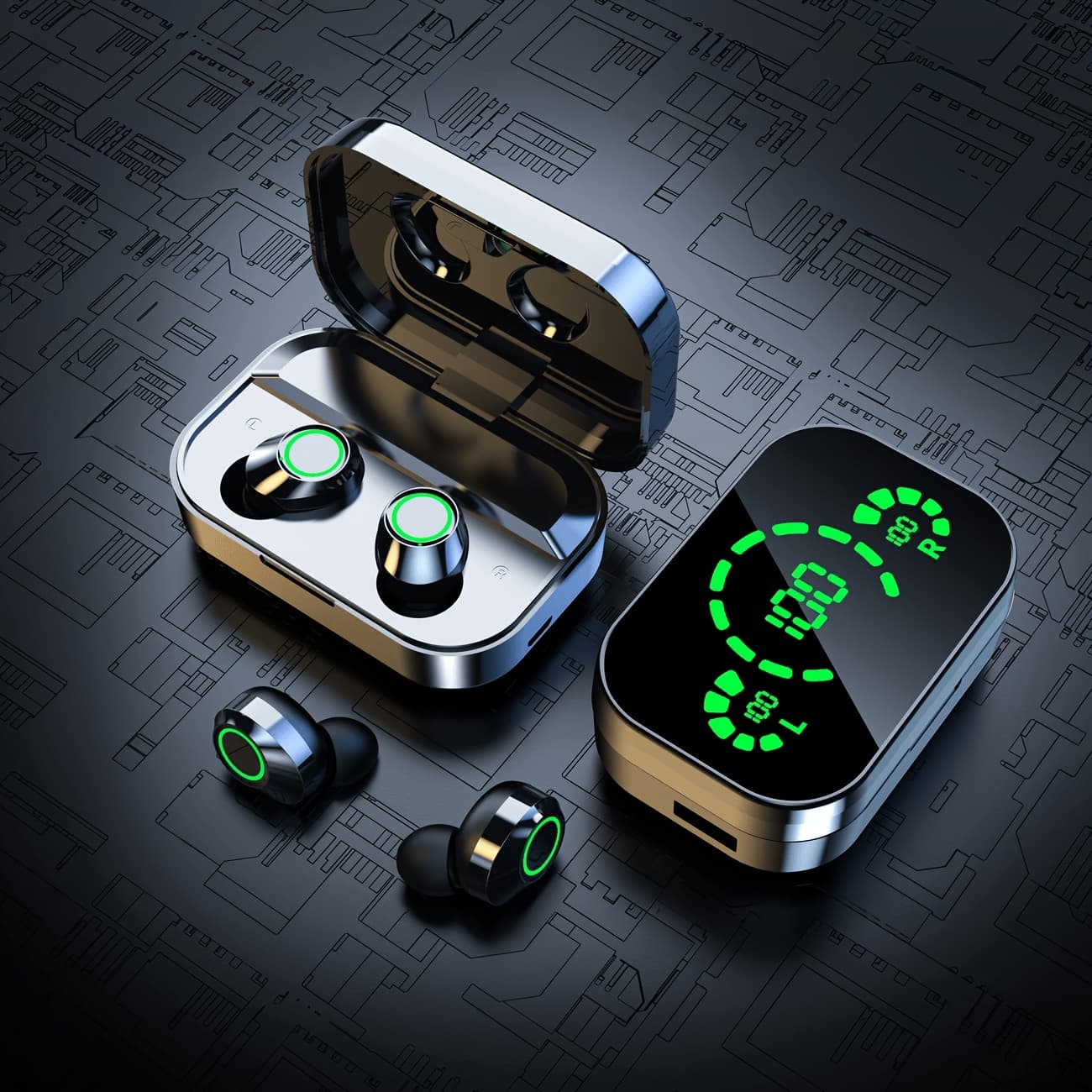 TEMU 2026 Al Wireless Driver Wireless In-eartranslation Earbuds Translate 100+ Languages, Usb Type-c Charging Real.time Translation Headphones, Suitable Fortravel, Business And Work Holiday Gift