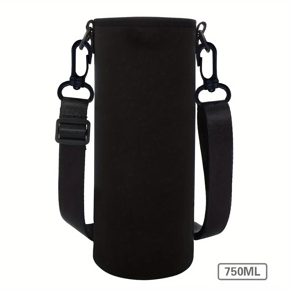 TEMU Sturdy Insulated Water Cup Sleeve, Portable Water Cup Bag With Adjustable Shoulder Straps, Cup Protector For Travel