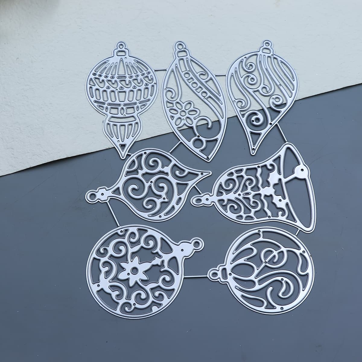 TEMU 1pc 7 Patterns Hanging Tag Label Metal Cutting Embossing Knife Mold, Jojoart