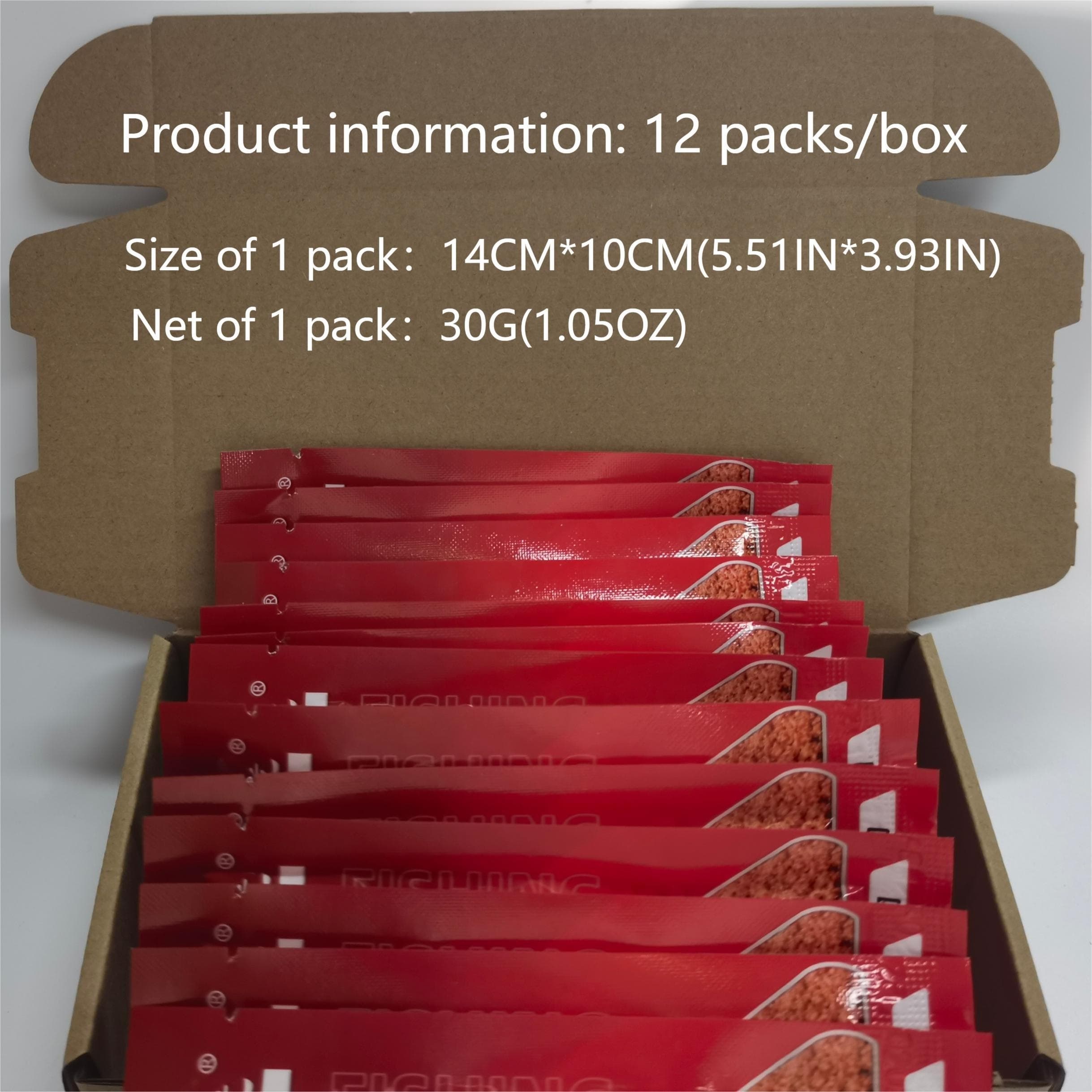 TEMU 12 Packs/box, Powder, Fishing , Carp , Catfish . Fishing For All Fish