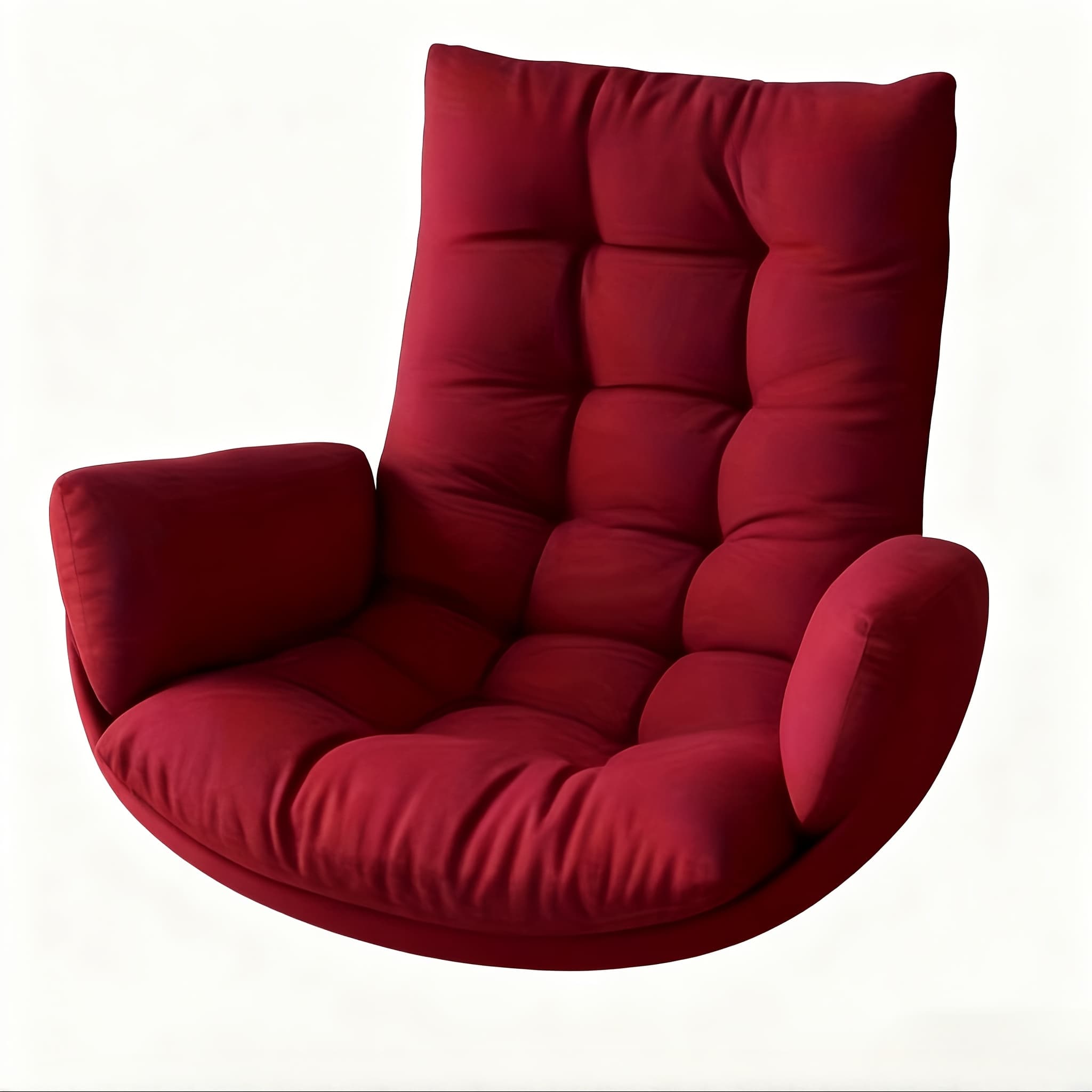 TEMU 1pc Patio Furniture Chair Cushion, Rocking Chair Cushion With Armrests, Thick Padded Backrest Design, Suitable For Indoor And Outdoor Use, Swing Sofa Cushion, Cushion Only