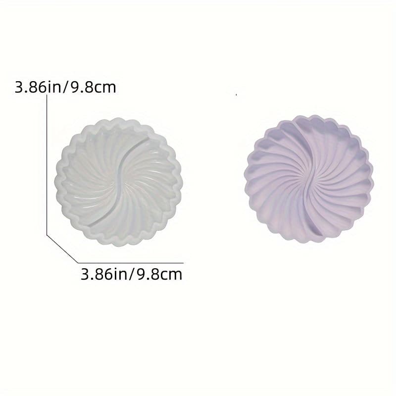 TEMU Silicone Shell Resin Mold Kit - Irregular Shape Casting Tray For Epoxy Jewelry & Soap Dishes