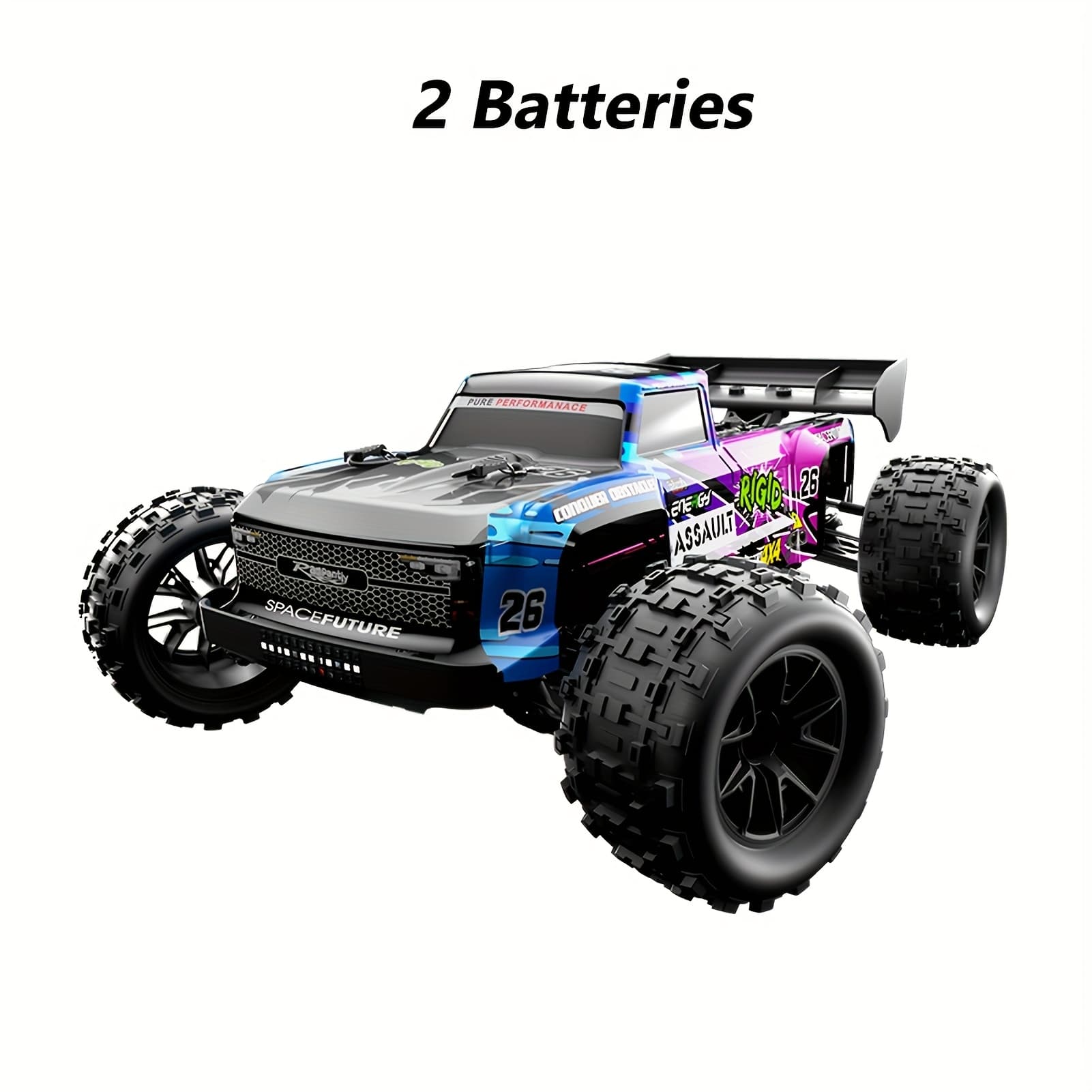 TEMU Brushless 2.4ghz Off-road Car With Alloy Differential, Strong Ground Gripping , Independent Esc, Full Proportional Control System, Anti-slip Tires, Gift