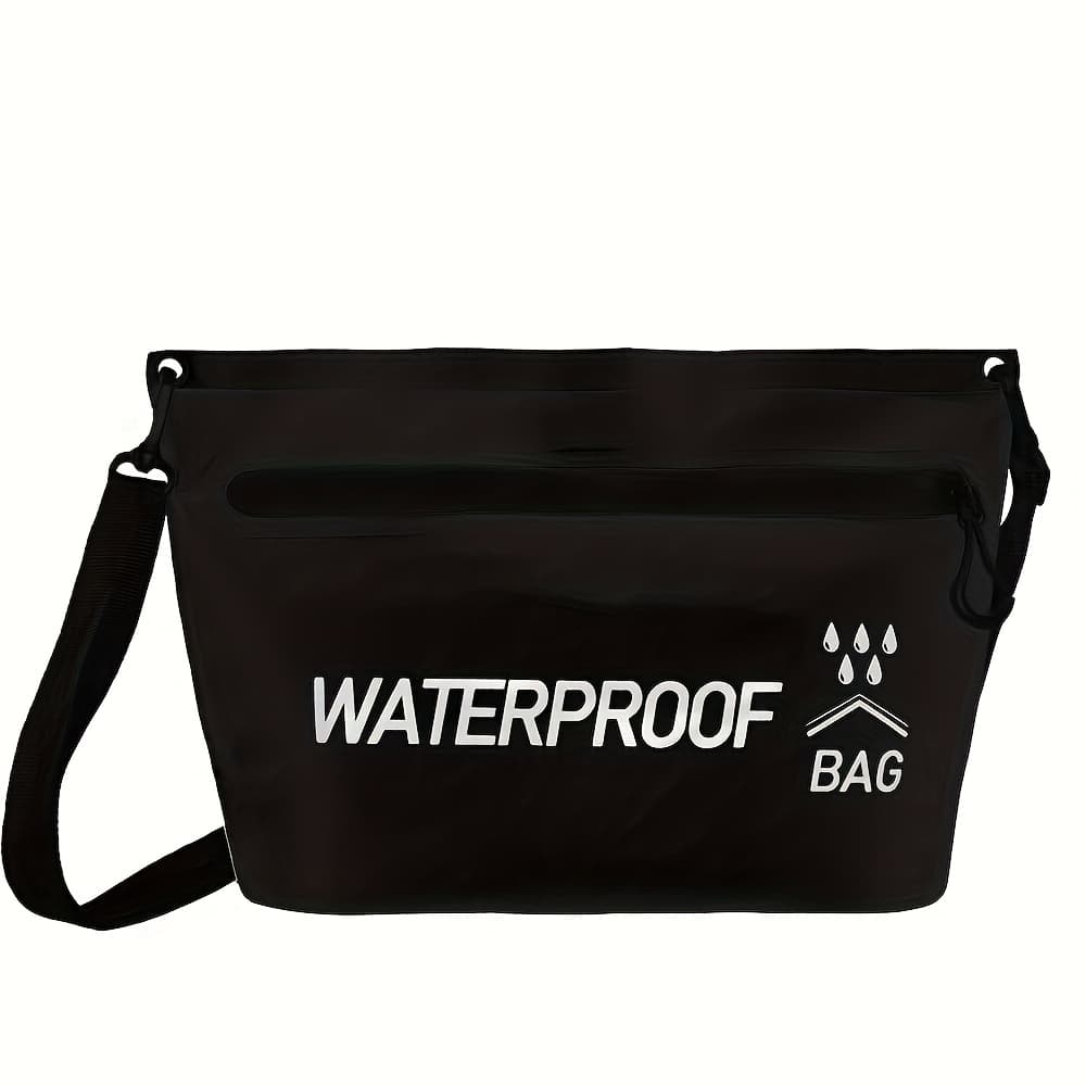 TEMU 1pc Wash Bag Dry Bag, Durable Swimming Rafting Kayaking Travel Zipper Tote Bag, 1.32 Gallon River Hiking Float Tube Swim Bag For Outdoor Sports