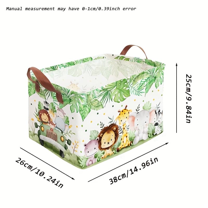 TEMU Rectangle Shelf Box Basket Animal Gift Basket Hamper Storage Bin Clothes Book Organizer Bin (), Laundry Baskets
