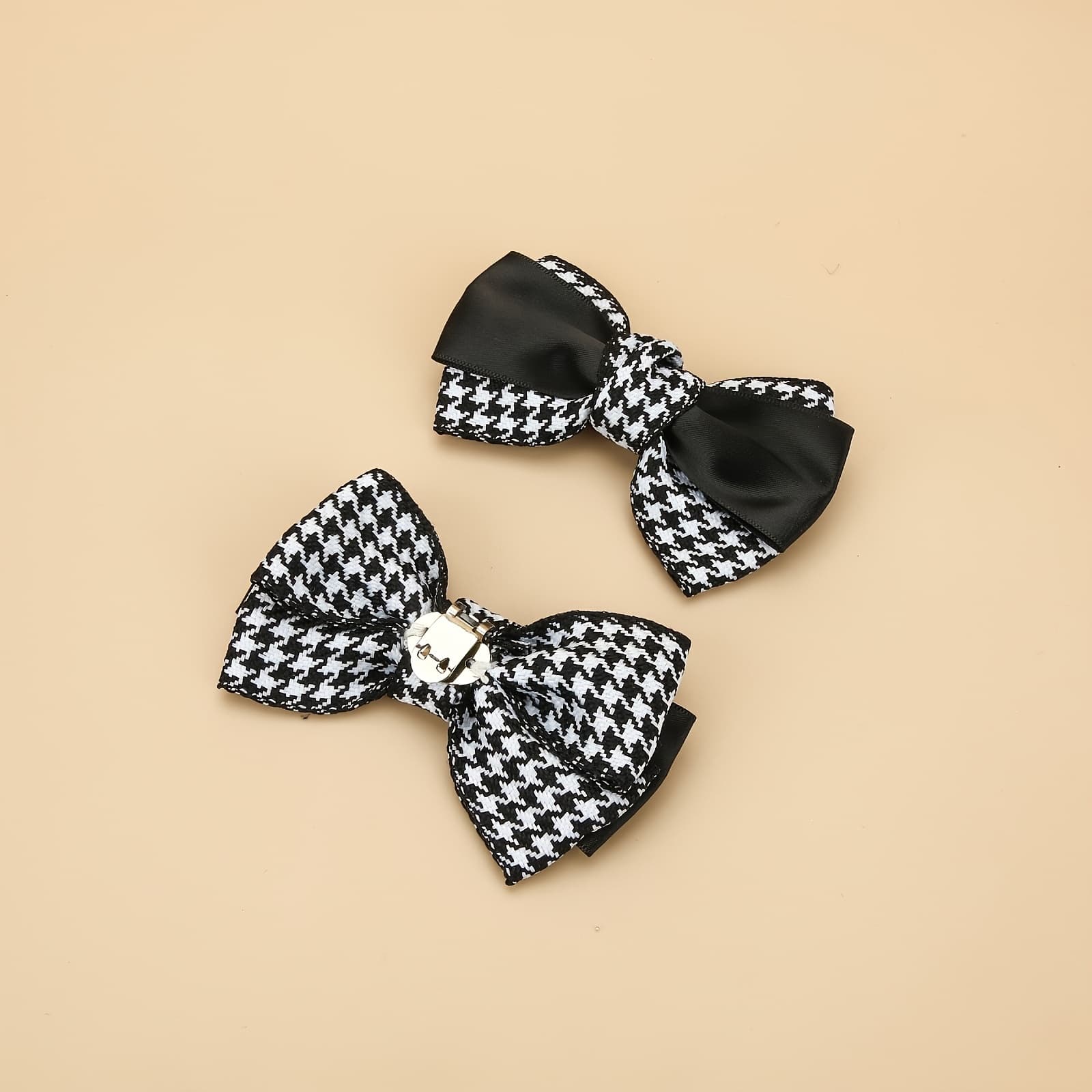 TEMU 1 Pair Exquisite Fashion Black Design Shoe Clips Removable Wedding Shoe Decoration Shoe Clips Additions For Party High Heels Shoe Flowers, Without Battery