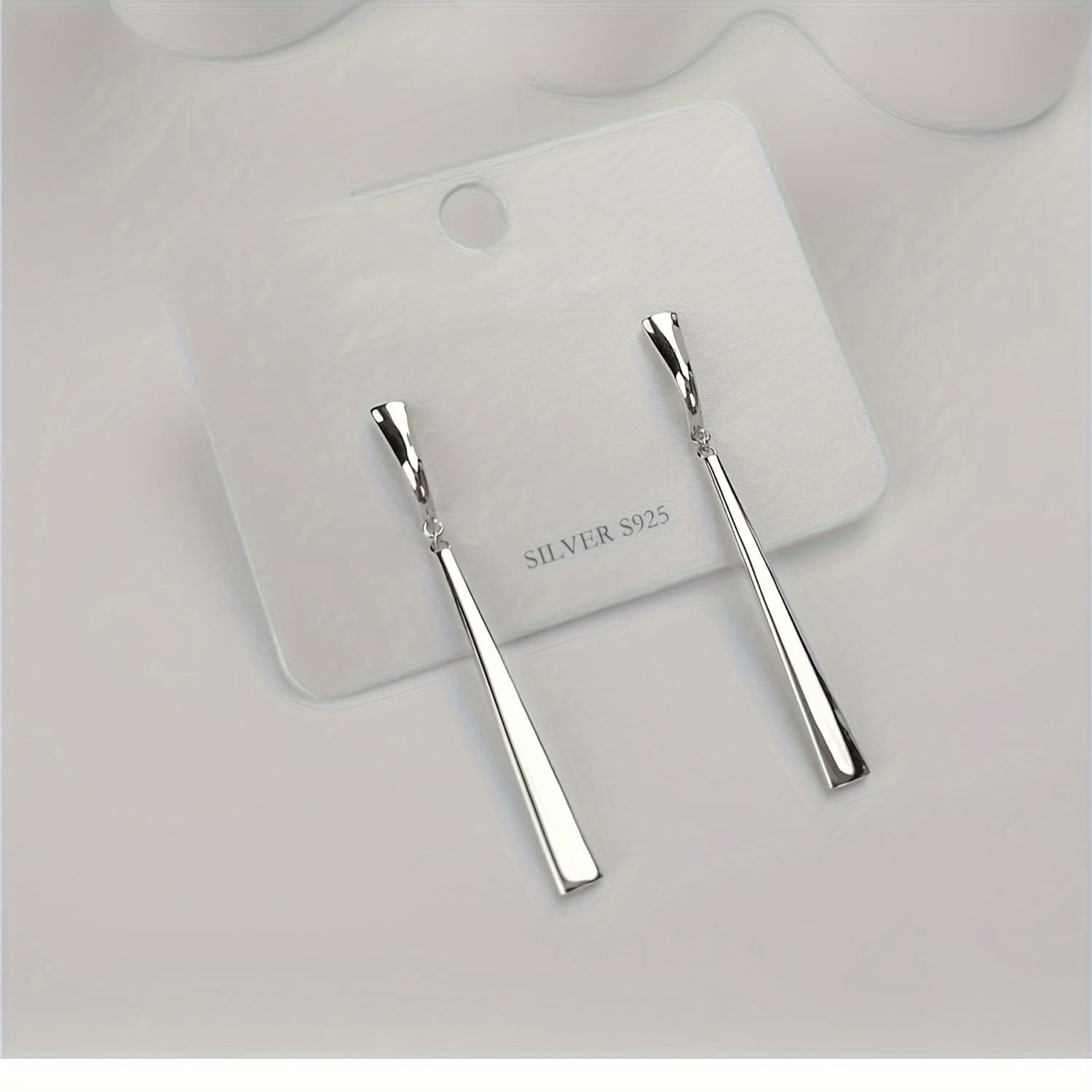 TEMU 925 Sterling Silver Simple Ol Style Earrings - Women's S925 Earrings