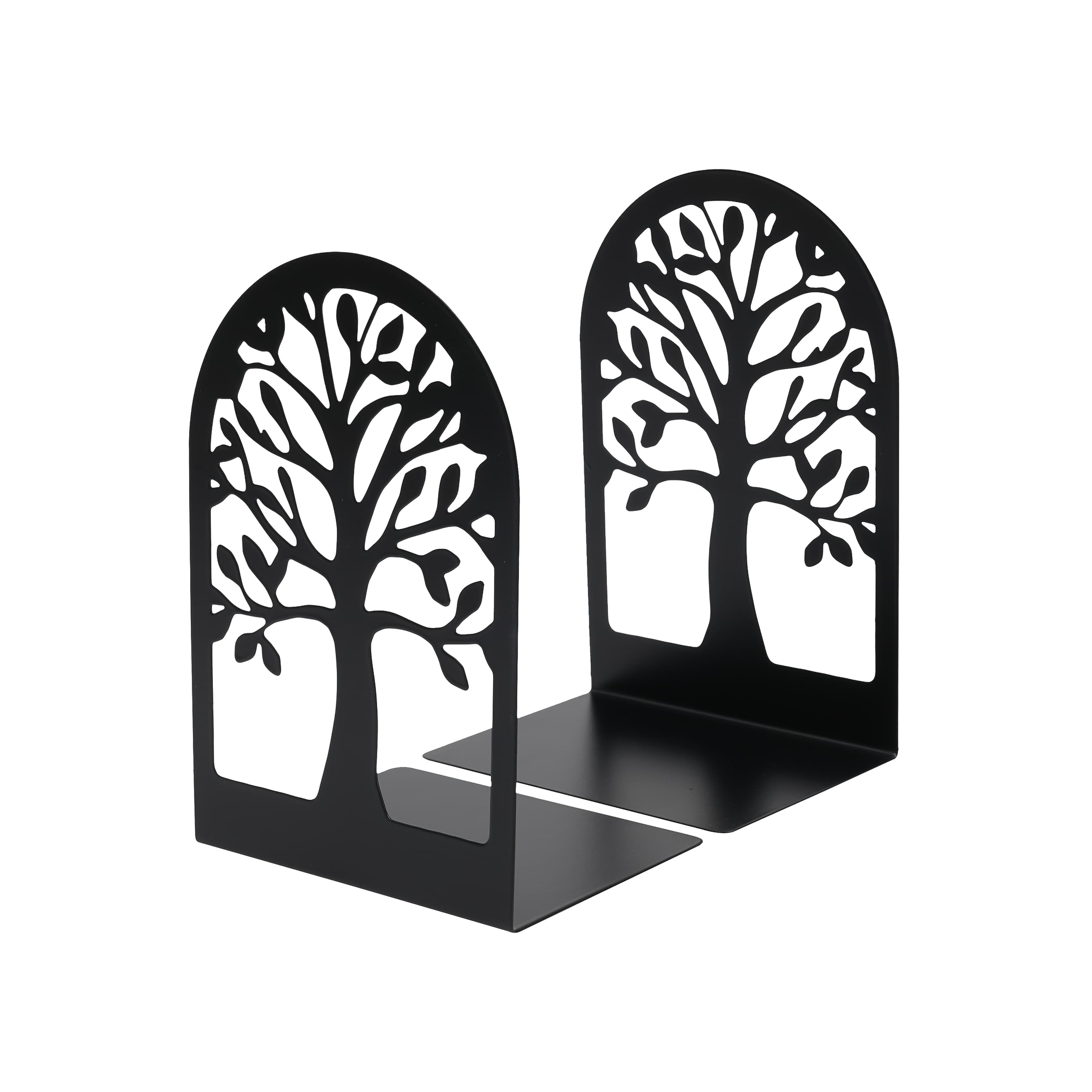 TEMU 2pcs Elegant Metal Bookends, Heavy Duty Book Holder For Shelf, Desk Decor Organizer For Office Study Room