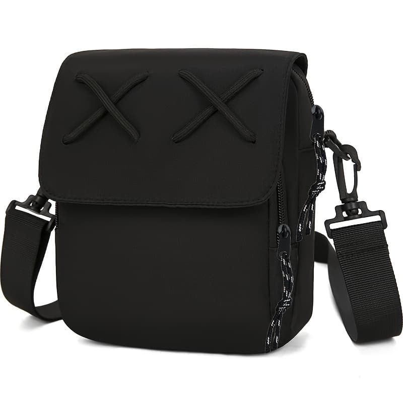 TEMU Single Shoulder Crossbody Bag Ins Casual Sports Single Shoulder Small Backpack Japanese Street Trend Couple Leisure Bag [zipper Random, Strap Hook Style Random]