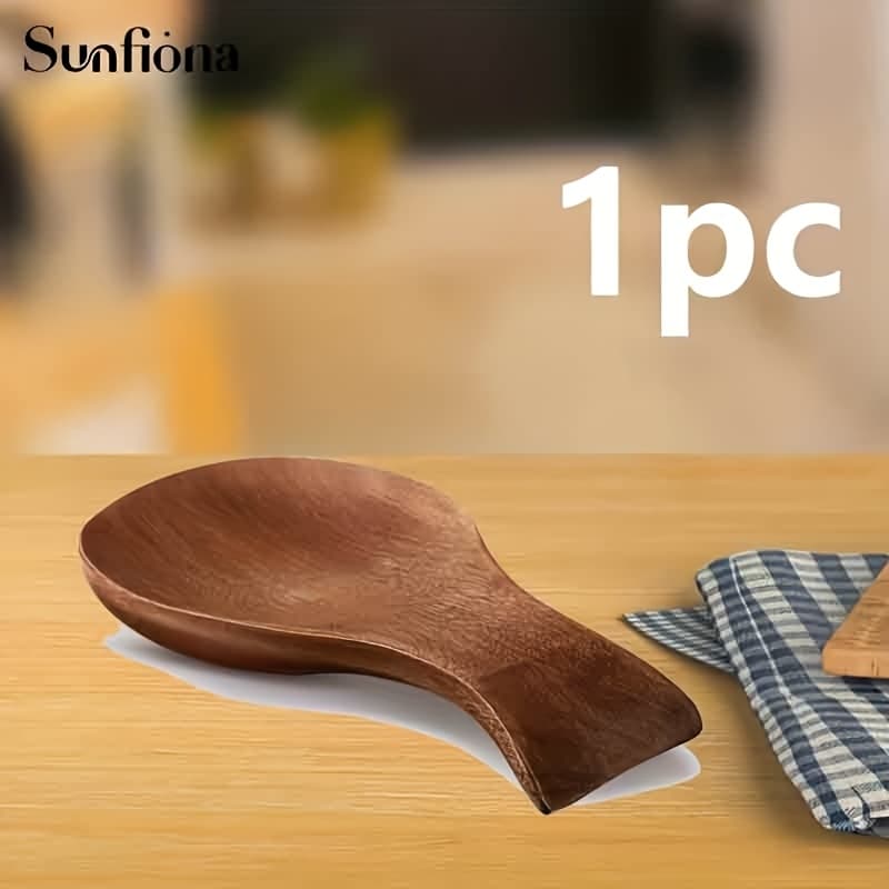 TEMU Kitchen Spoon Rest, Wooden Spoon Holder, Very Practical Small Tool, Convenient Kitchen Cooking Gadget