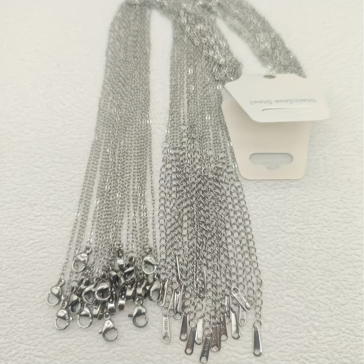 TEMU 10pcs/20pcs Stainless Steel Golden/ Necklace Necklace Daily Wear