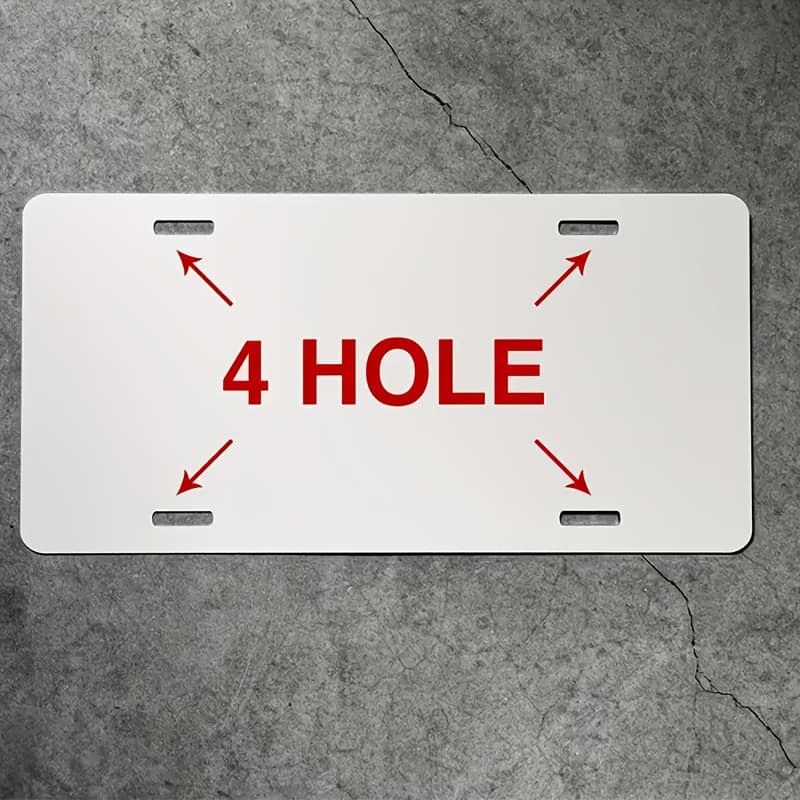 TEMU Custom Iron Plates - Personalize Photos, Text, And Signs | Durable Waterproof And Weatherproof Metal Signs | Without Tools/ Batteries | 6x12 For Cars, Trucks, Rvs, Bicycles, Home Decorations