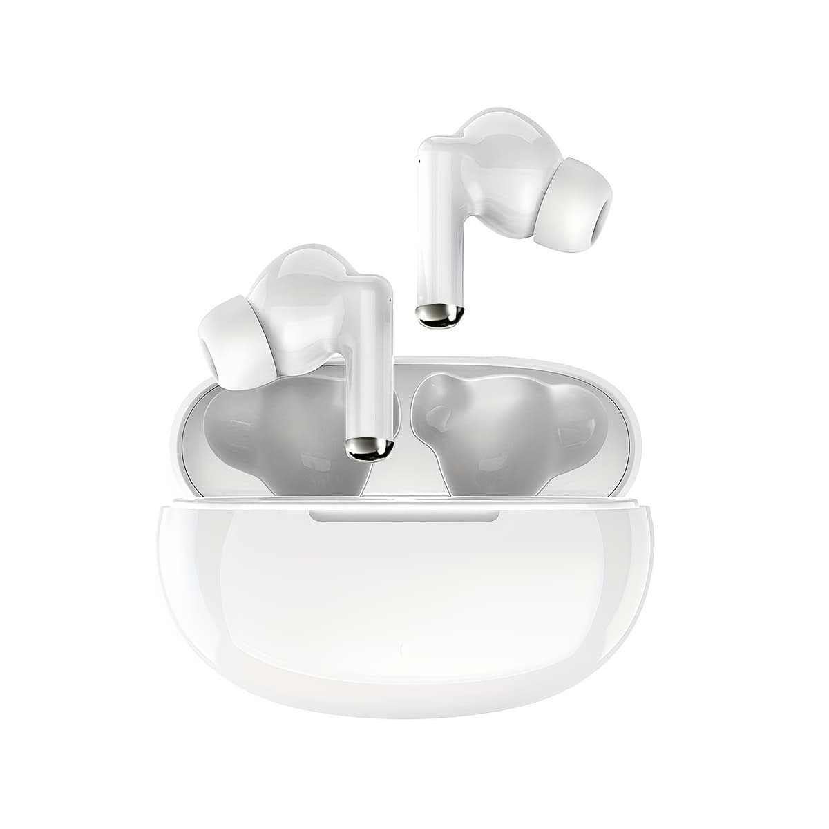 TEMU Tws Wireless Headphones Earbuds - True Wireless , For , Hifi Sound With , Acc Stereo Hd Calling - Compatible For Iphone And For , Ideal For Sports And Music Lovers
