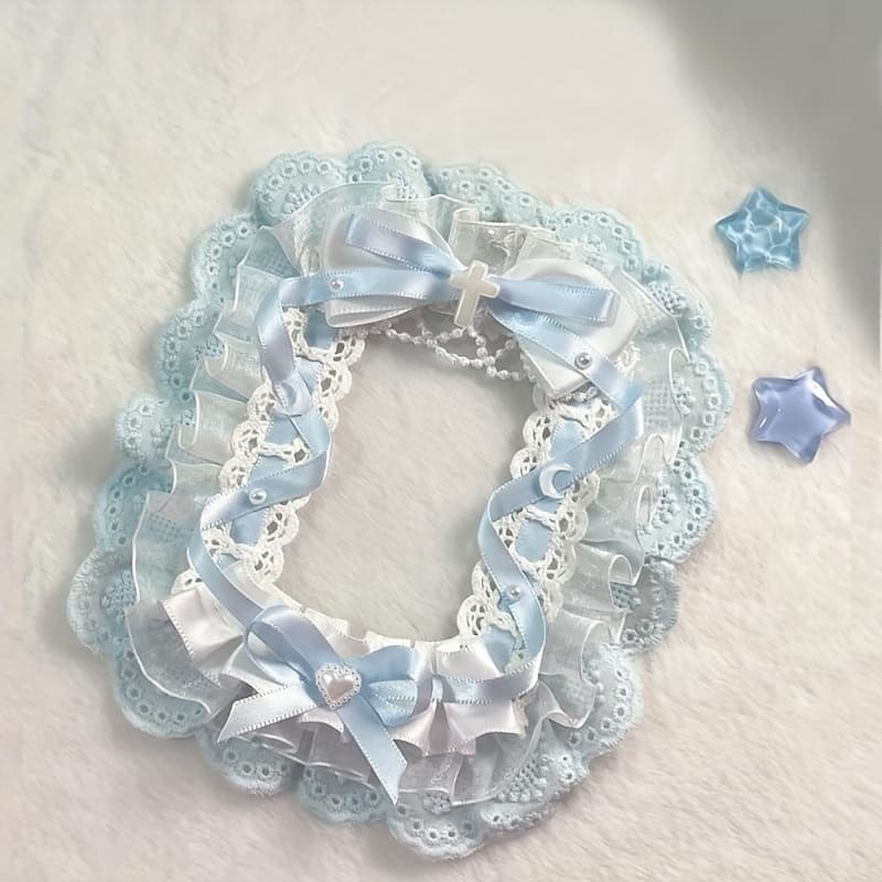 TEMU Lace Photo Card Holder Photo Display Decoration Handmade Bow Cute Bag Charm