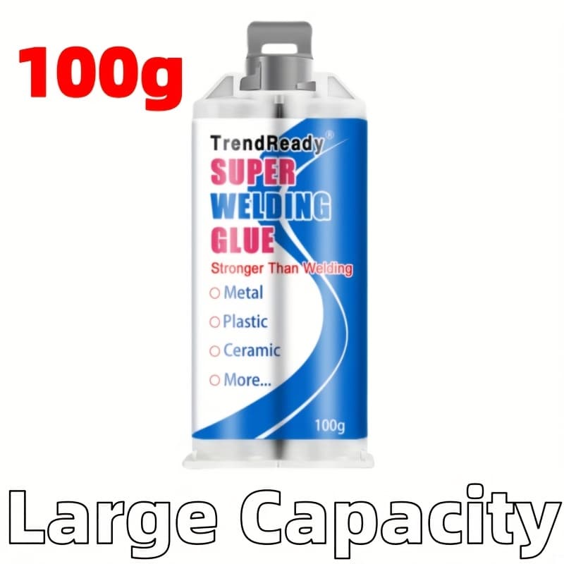TEMU 3.53oz/100g Heavy Duty Welding Glue Resists High Heat | Metal Glue Large Capacity, Multi-surface Repair For Plastics, Ceramics,, & Craftingcasting Glue, Casting Ab Glue