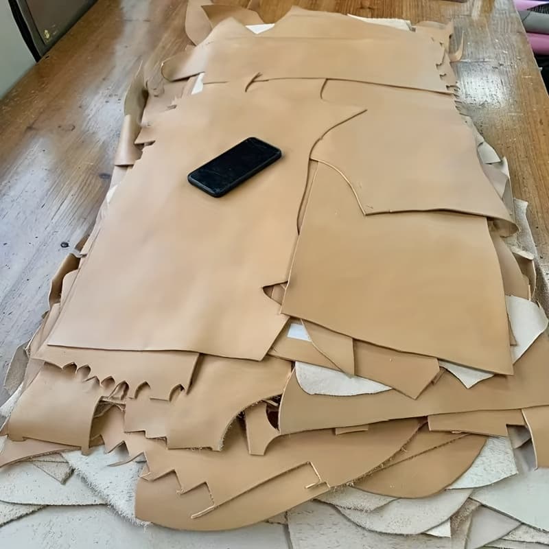 TEMU Genuine Cowhide Leather Pre-cut, A-grade Plant Tanned Full Grain Leather 3.5-4.0mm For Tooling, Carving, Dyeing, Embossing - For Leathercraft Enthusiasts - Perfect For Diy Projects & Crafting