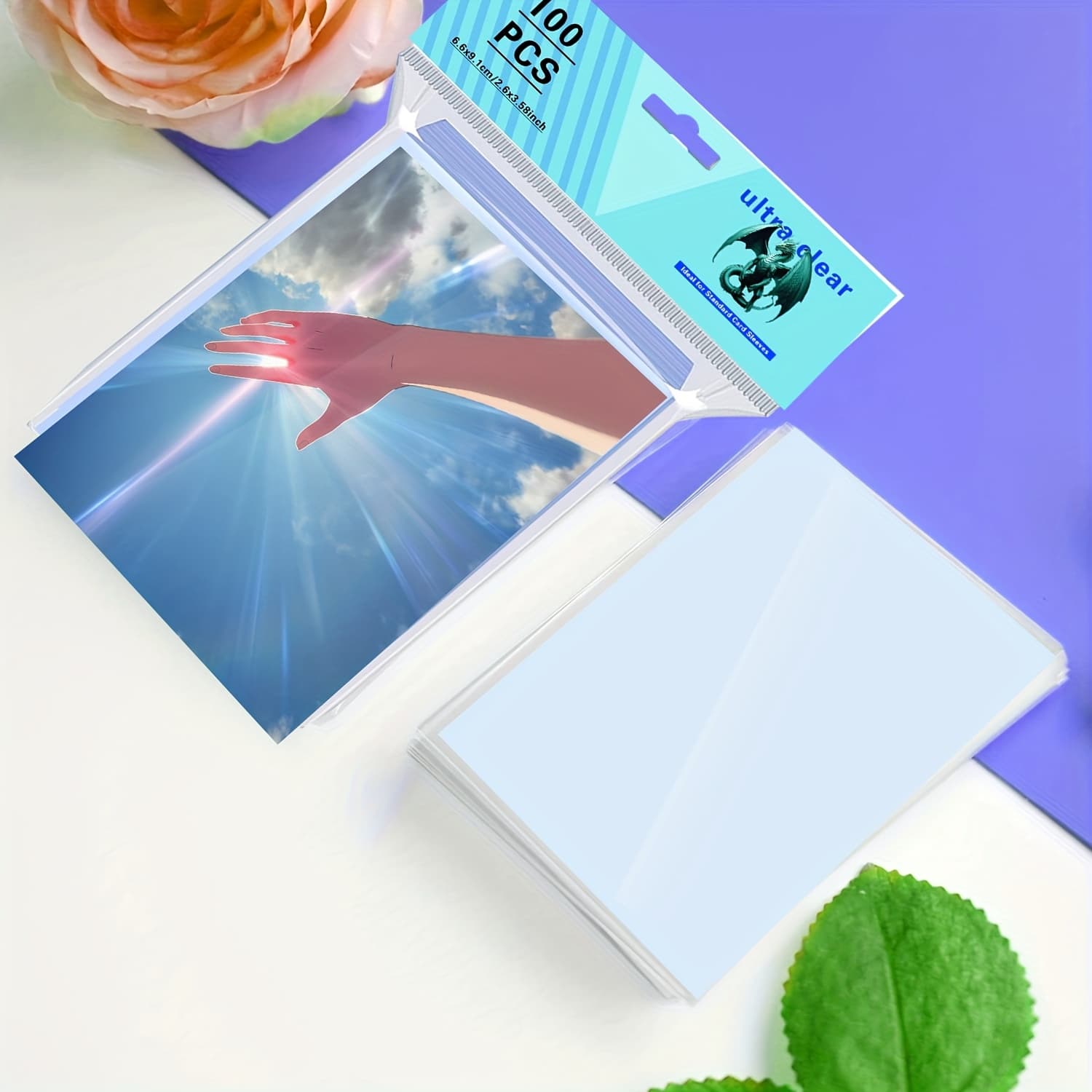 TEMU 1000 Count Sleeves, 2.5" X 3.5" Standard Cards, Collecting Game Baseball Sports Protective Card Sleeves.