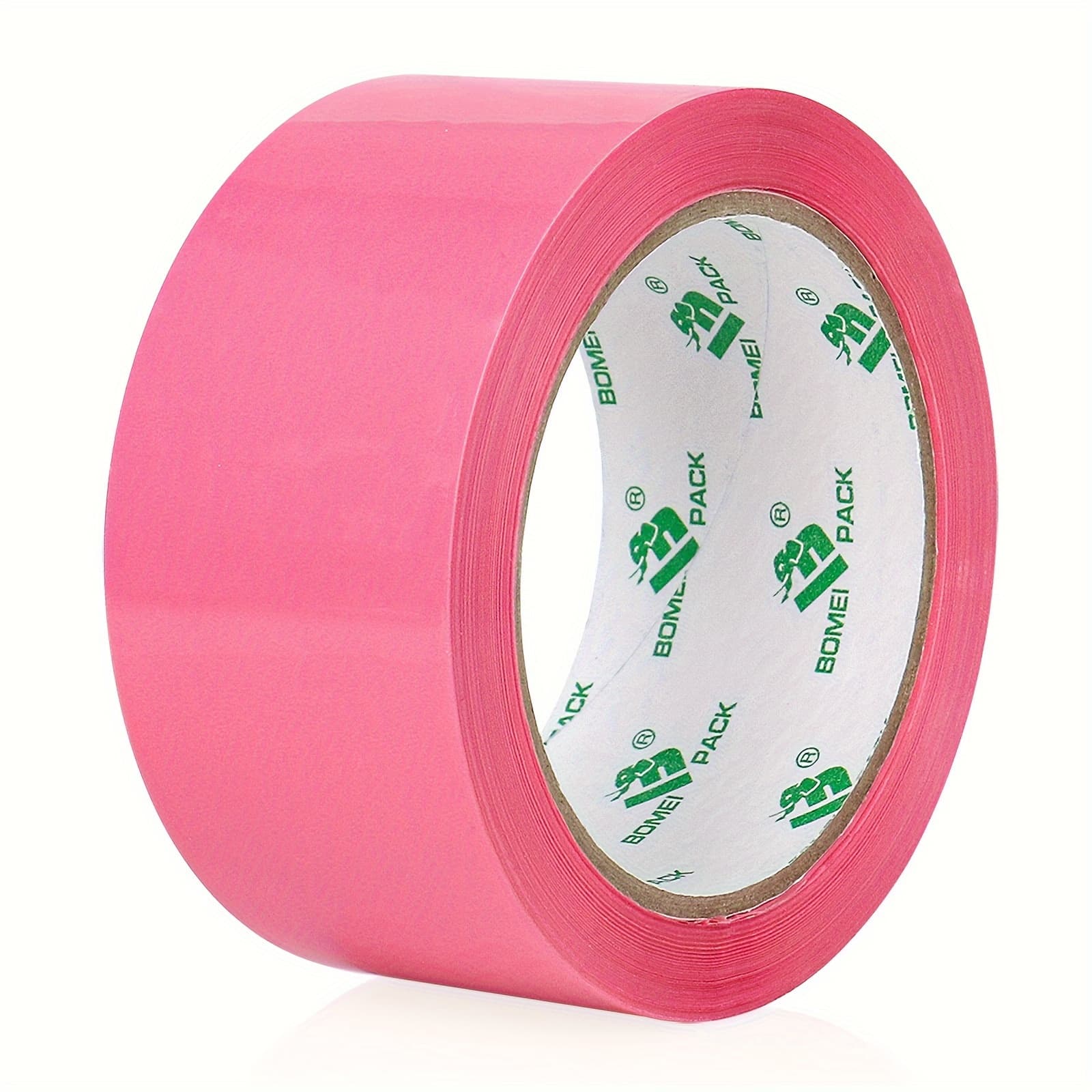 TEMU Pack Pink Packing Tape, 1.88 Inch X 50 Yards, 1 Roll Tape For Moving, Shipping And Packaging