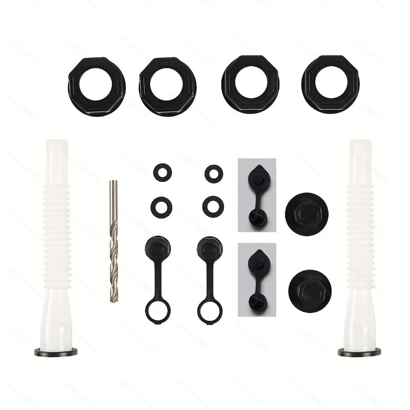 TEMU 13pcs Gas Can Nozzle Replacement Kit | Applicable For Most 1/2/5/10 Gallon Tanks, Made Of Other Plastic