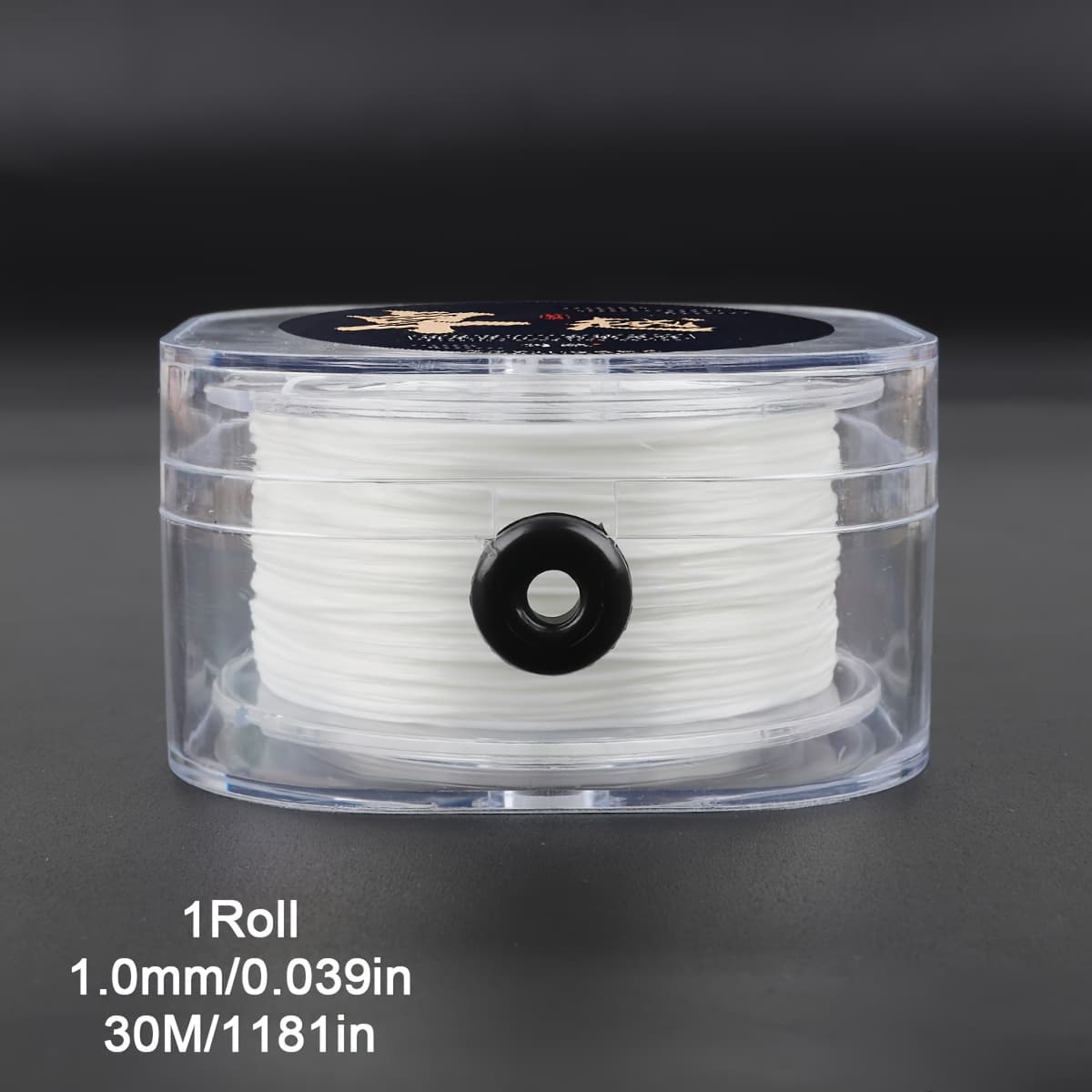 TEMU 2d Flat - 0.2/0.6/0.8/1.0mm Flat Elastic Bracelet Rope Elastic Thread Rope Strap Sorting Box Transparent Elastic Rope Plastic Rope Used For Bracelet Making Jewelry Making And Beading