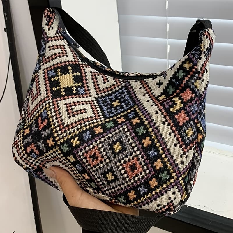 TEMU Easy Single-shoulder Bag, Multi-functional Small Square Single-shoulder Bag, Men's And Women's Outdoor Commuting Crossbody Bag, For Gifts [zipper Is Random]