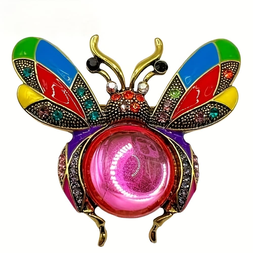 TEMU Baroque Luxury Insect Design Men Women Brooch Pin, Jewelry Additions, Wedding Holiday Party Couple Surprise Gift