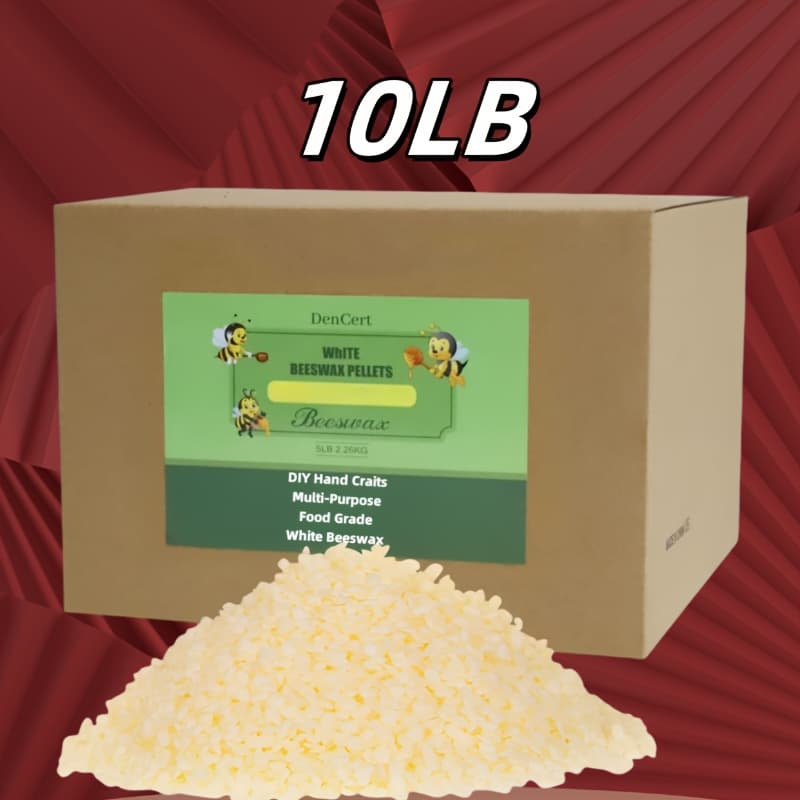 TEMU 3lb/5lb/10lb Beeswax Particles, Food-grade Beeswax, Triple-filtered Beeswax Particles, Suitable For Diy Projects, Soap-making Supplies, Candle-making, Used As Gifts, Spring Promotion