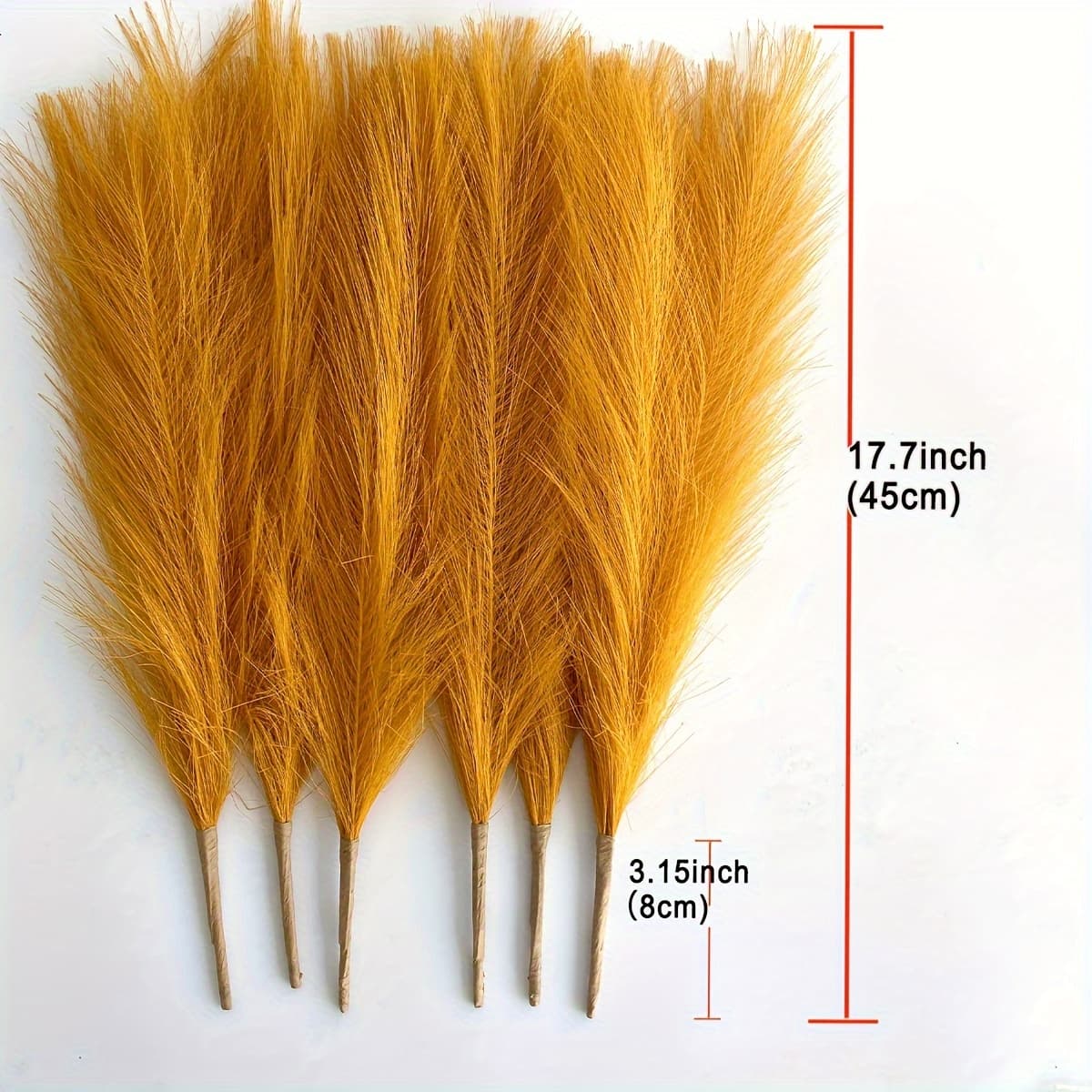 TEMU 6pcs Of Artificial Reeds For Decoration
