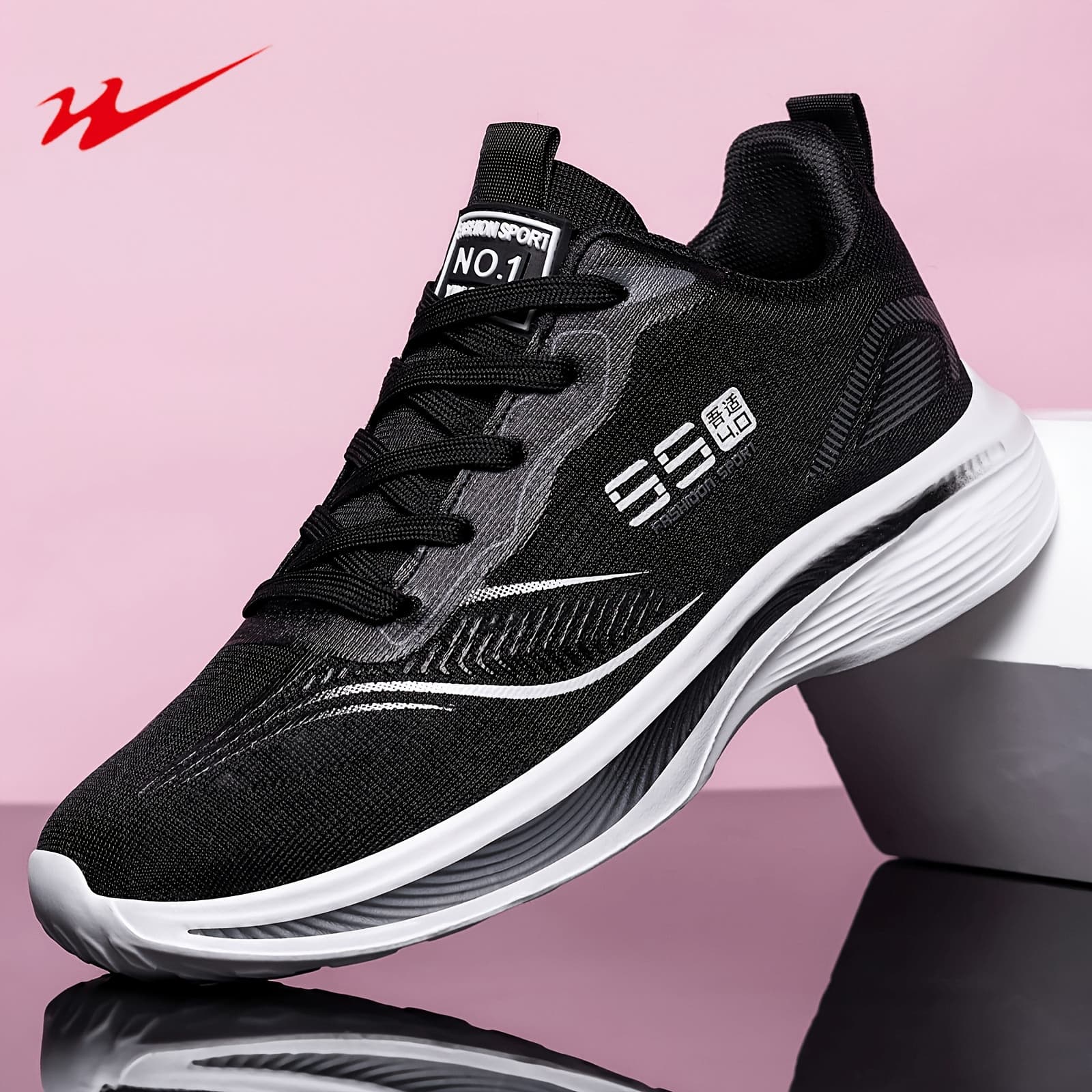 TEMU Women's Shoes, Running Shoes, Wide Toe Box Unisex Arch Support Athletic Shoes, Casual Sneakers, Breathable Mesh, Comfortable Wear, Suitable For Outdoor Sports, Running, Walking, Gift