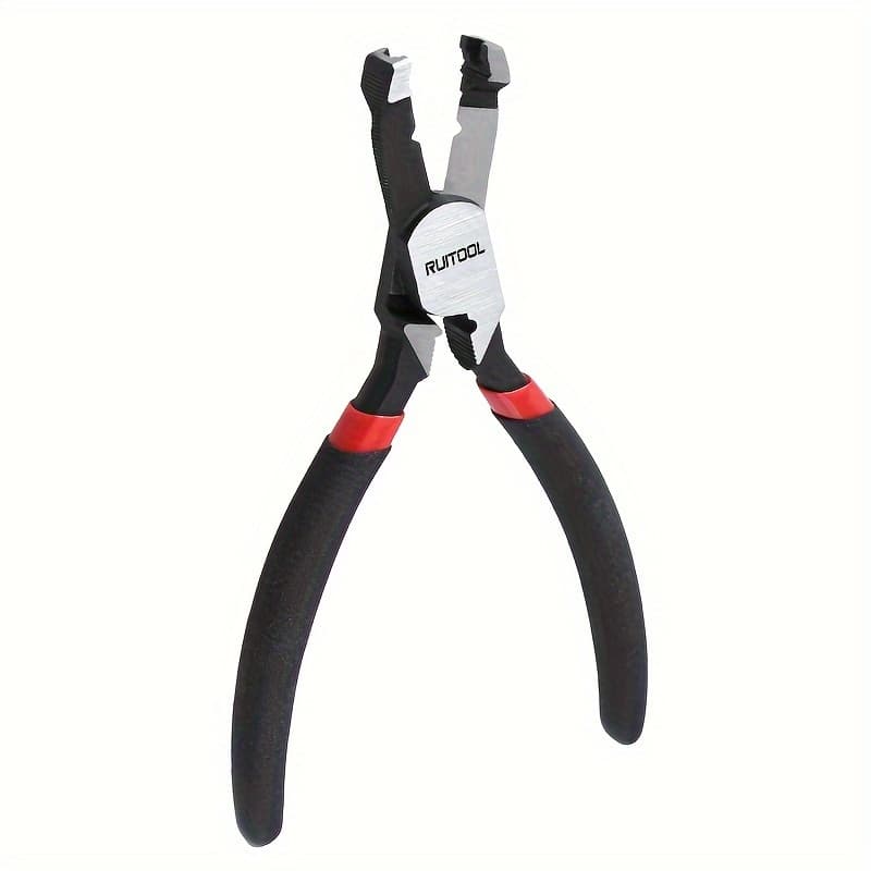 TEMU Screw Remover Pliers High Carbon Steel Extraction Pliers Unique Non-slip Combination Pliers With Glue Coated Handle For Damaged Rusted Fasteners Quickly Removal