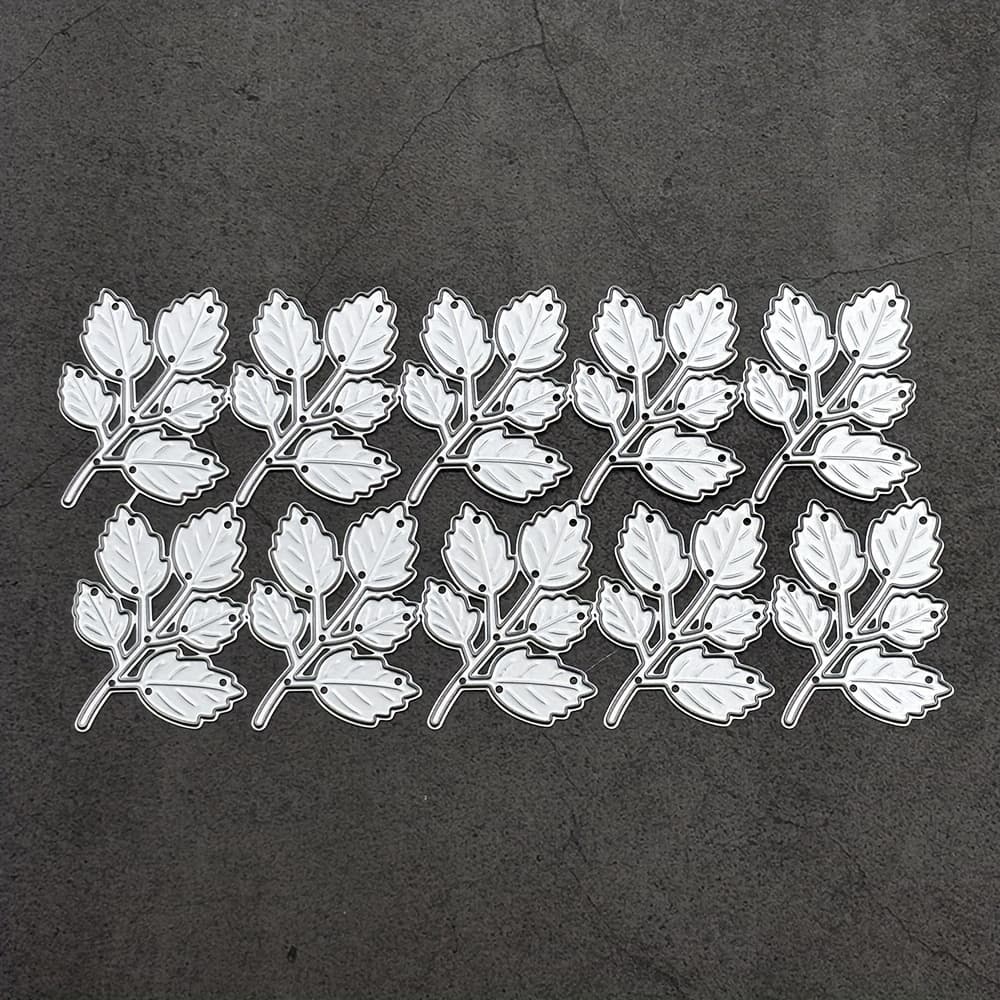 TEMU 1pc Creative Leaf Shape Metal Cutting Die For Scrapbooking Photo Decorative Embossing Paper Dies For Scrapbooking Card Making
