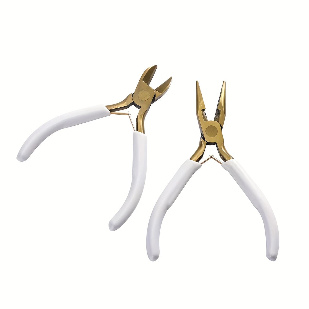 TEMU 2pcs, 4.5-inch Pointed Nose Pliers, Pliers, High-carbon Steel Non-slip Clippers, Handmade Jewelry Making Tools, Suitable For Making Hobbies, Jewelry Making Threads