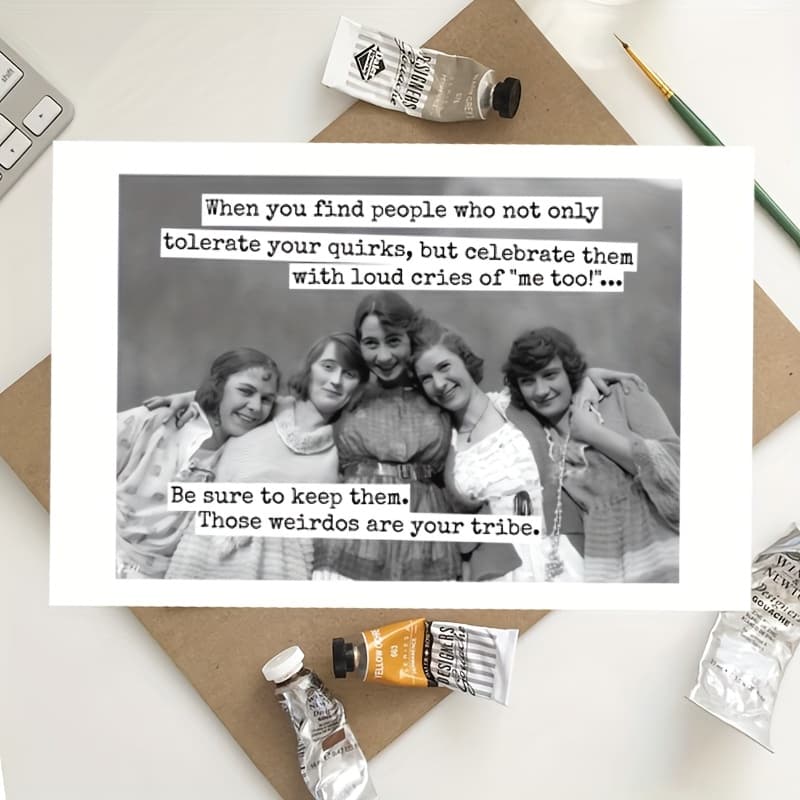 TEMU Photo Birthday Card - Perfect Gift For , Family & Coworkers - Ideal For Christmas, Thanksgiving, Halloween