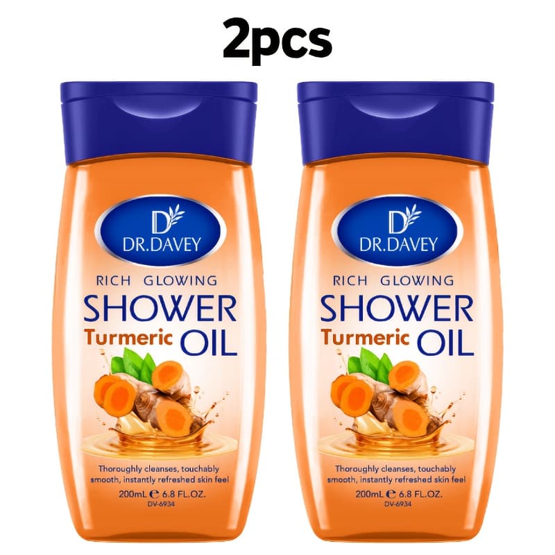 TEMU 2pcs Turmeric Acid Body Wash Oil, Deep Cleansing Body, Refreshing, Moisturizing, Turmeric Acid Liquid Soap, Suitable For Types
