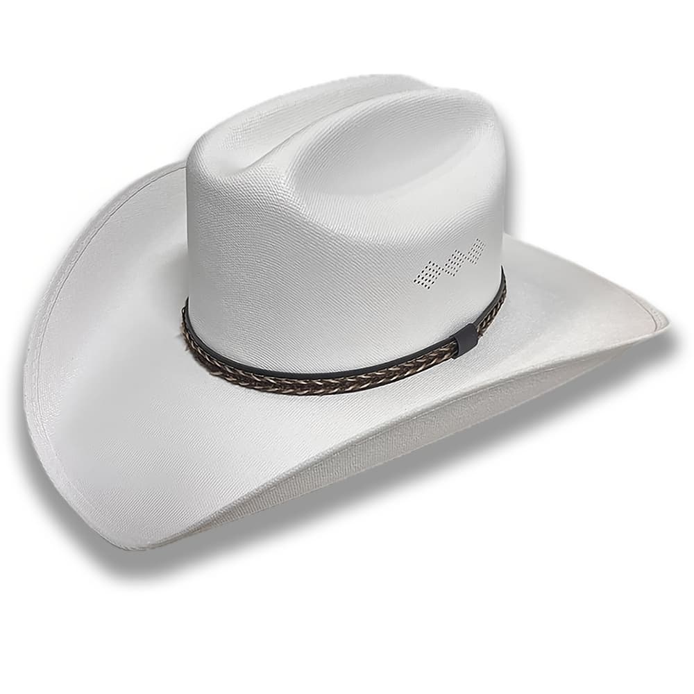 TEMU Western-style Pinch Front Straw Hat For And Cowgirls, Featuring A Wide Brim Design, Perfect For Your Boyfriend Or Girlfriend