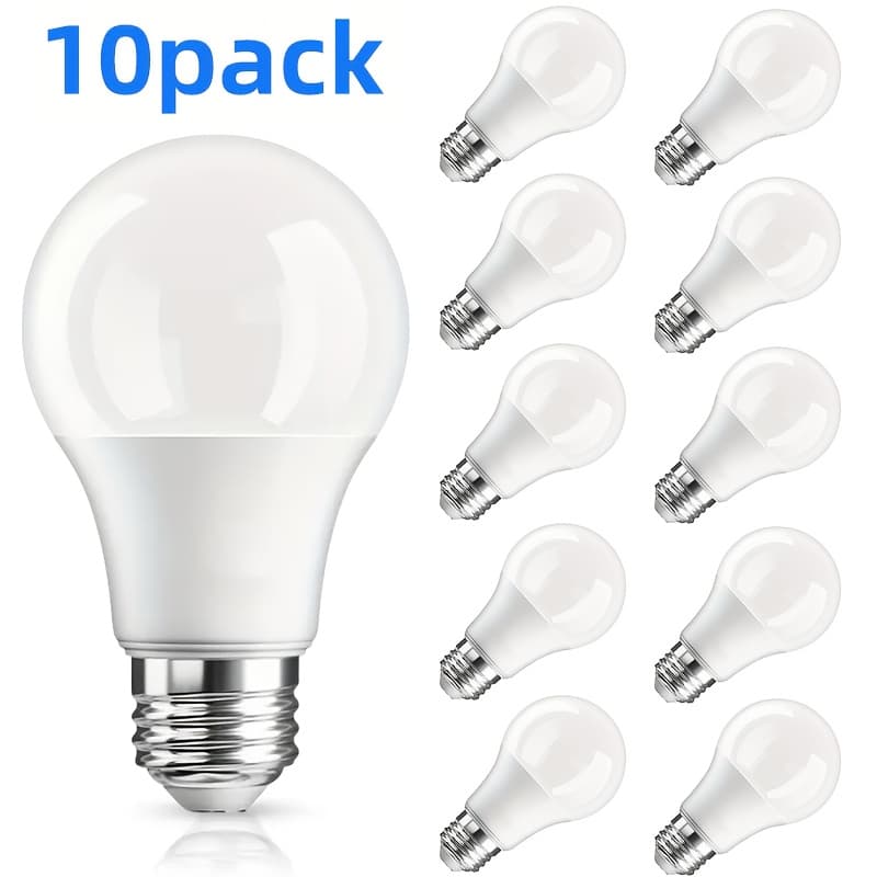 TEMU 10/4-pack Led Bulbs A19 Standard E26 Base 14w Equivalent To 100w Light Bulbs For Bedroom Living Room