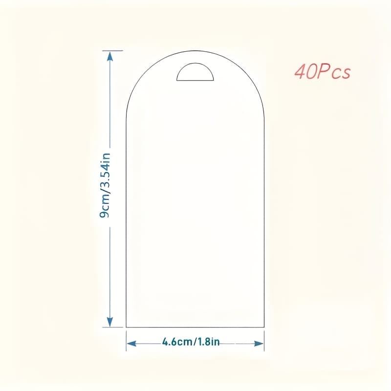 TEMU 20/40pcs Frosted Acrylic Wedding - Diy Table Decor For Weddings, Dinners & Events, Double-sided Protective Film, Ribbon Not Included