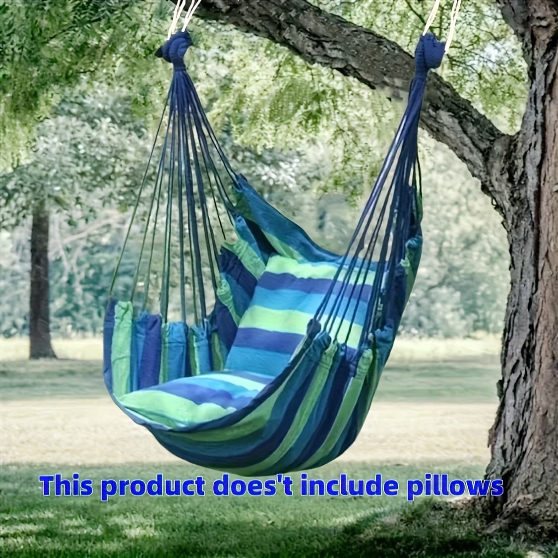 TEMU [outdoor ]portable Outdoor Hammock, Swing Chair, With, Swing Hanging Chair, Sturdy Cloth Hanging Chair, Comfortable And Durable Hanging Chair, Perfect For Outdoor, Yard