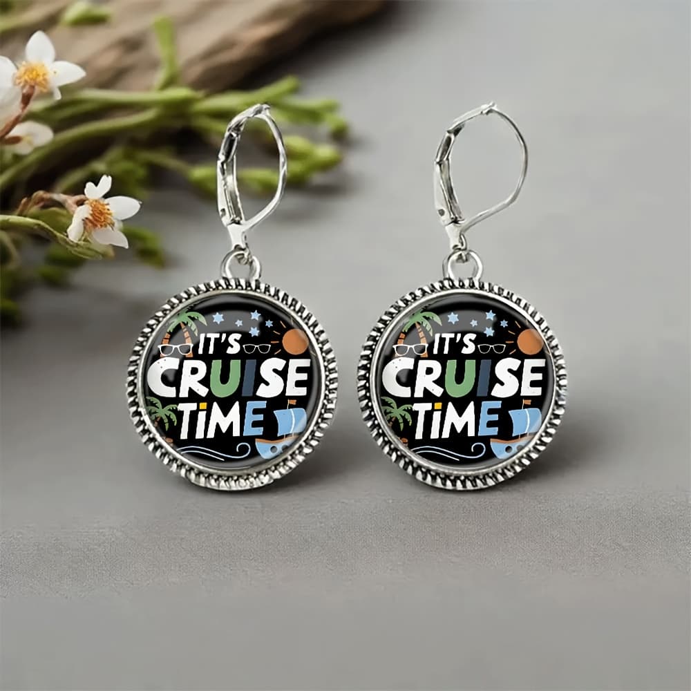 TEMU Fashion Jewelry, Nautical Theme, Vacation, Cruise, Fun, Summer Earrings, Suitable For Daily Wear And Party Accessories, Party Gifts, Holiday Gifts For , For Teenager