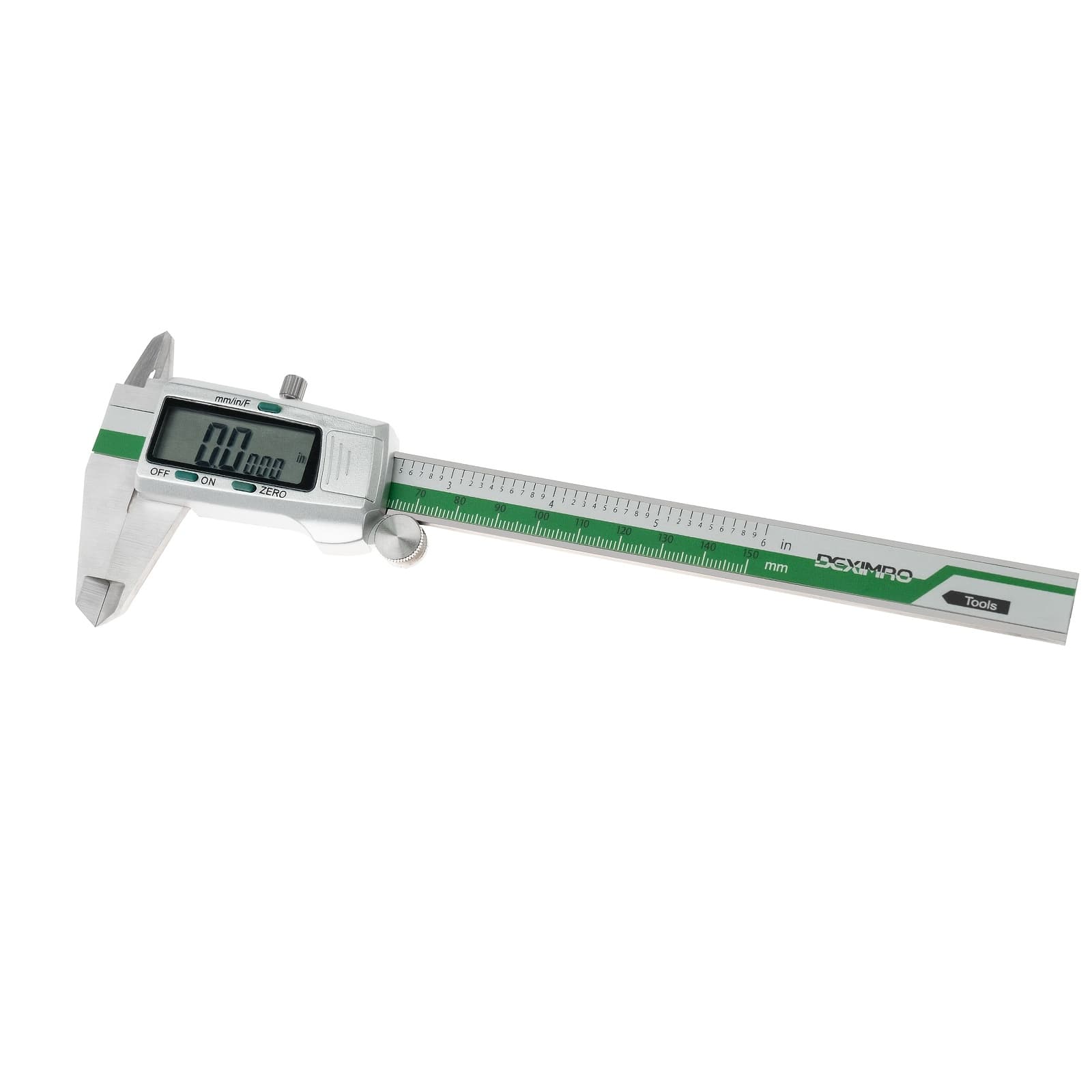 TEMU 1pc Et50 Digital Caliper 150mm Fraction/ Mm/ Inch 0.01mm Vernier Caliper