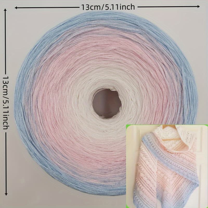 TEMU 1pc 300g Cake Yarn Anti-pilling Fiber, For Knitting And Crochet, Crafts, Shawls, Scarves, Sweaters