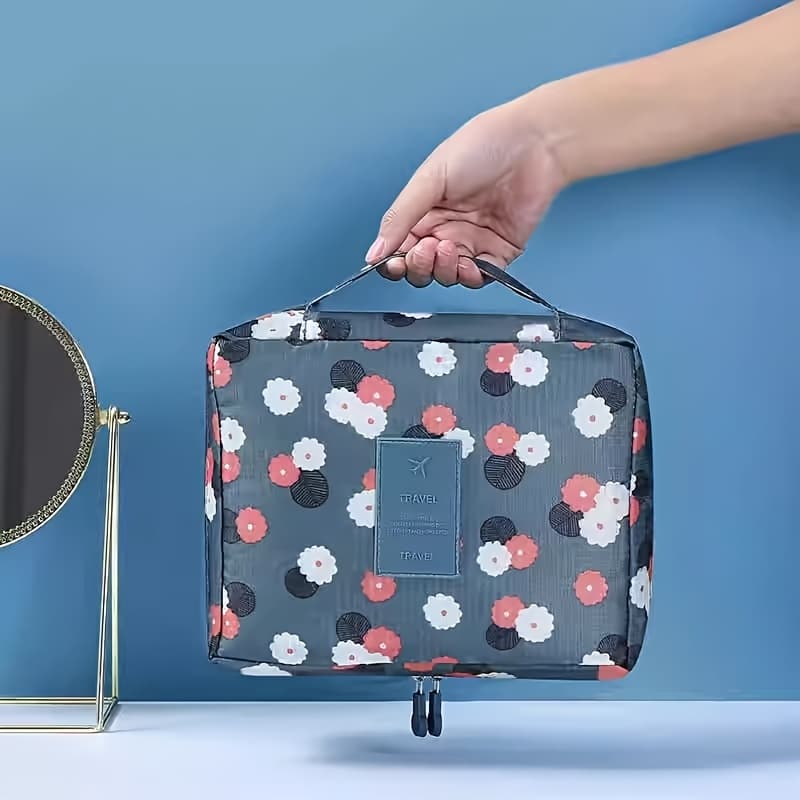 TEMU Multi-functional Travel Storage Bag, Toiletry Bag, Portable Cosmetic Handbag For Women, Travel Storage Bag For Business Trips And Vacations