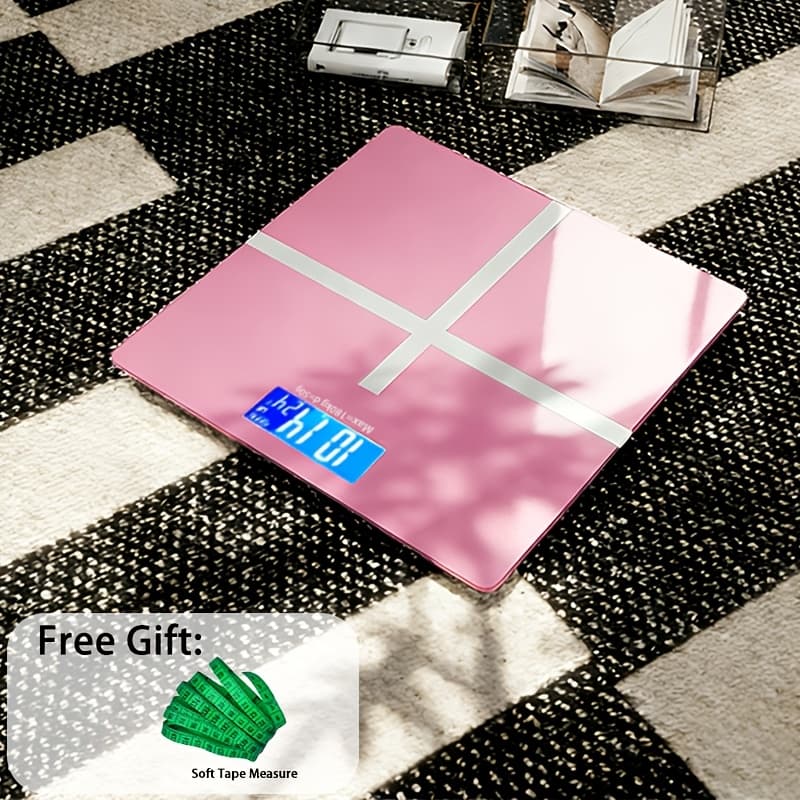 TEMU Digital Weight Scale, High-precision Bathroom Scale, Digital Display Function, Weight Scale, Bathroom Scale, Battery Powered, Battery Free, Compact In Size, Weighing 396