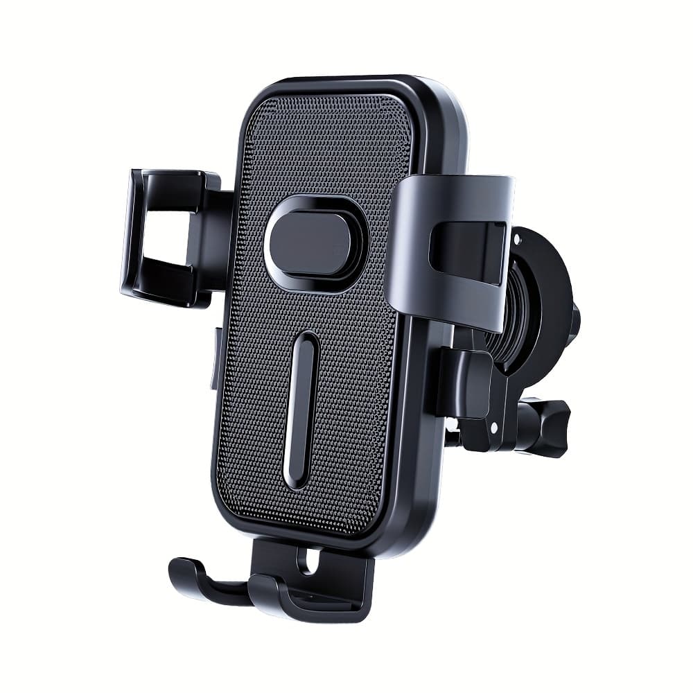 TEMU Mobile Phone Cycling Mount, Electric Bike Holder, Abs Material, Adjustable Viewing Angle, Automatic Locking Function