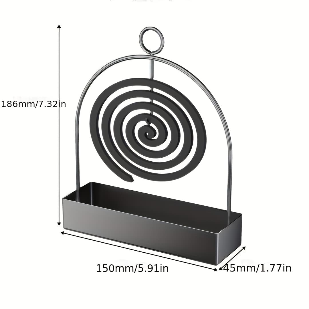 TEMU 1pc Coil Stand, Metal Material, Suitable For Hanging Coils Or Sandalwood Incense, Applicable To Decorating Living Rooms/bedrooms And For Outdoor Camping