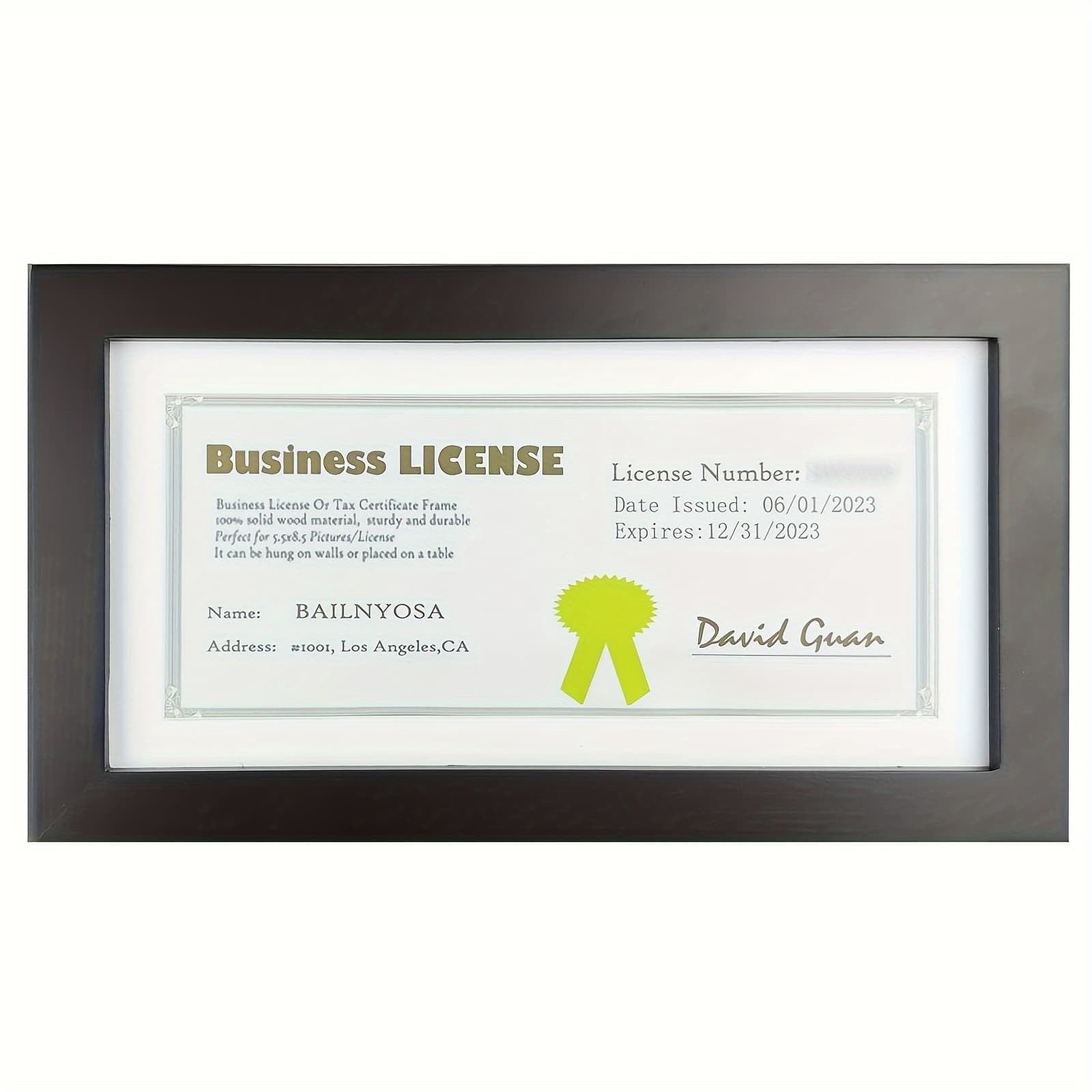 TEMU 5x10 Wood Frame, Frame 3.5x8 Mat. Frame For And Desktop