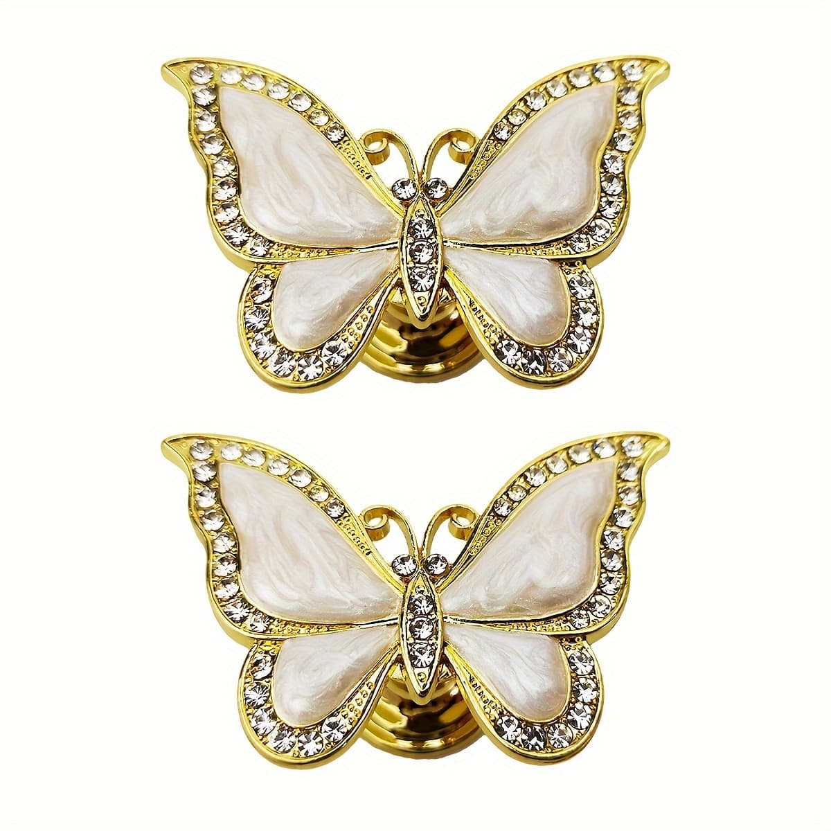 TEMU Set Of 2 -shaped Door Handles/hooks, Suitable For Cabinets, Drawers, Wardrobes, Bedside Tables, Dressing Tables, Etc., Easy And Convenient Installation With Screws Included