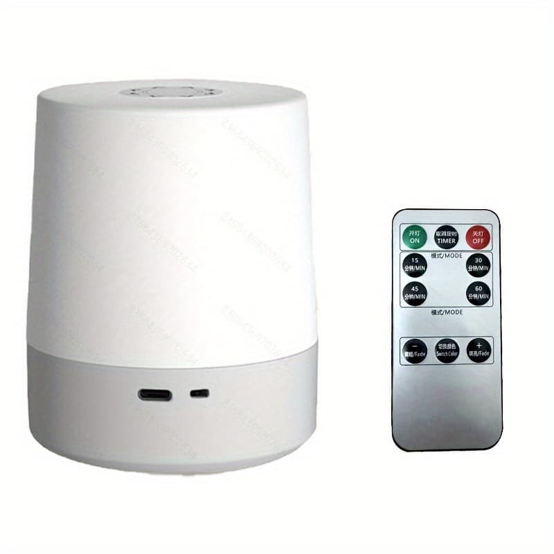 TEMU A Bedside Lamp With A Timer Function, Adjustable Three-color Temperature, Dimming, Usb Charging, Portable Small Night Light, Suitable For Bedroom, Living Room, Holiday Gifts, And Other Occasions