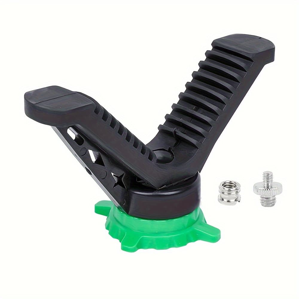 TEMU 360° Rotatable Portable V Rest Top With 1/4 Thread For Monopod Tripod Outdoor Hunting Camera Mount Tripod